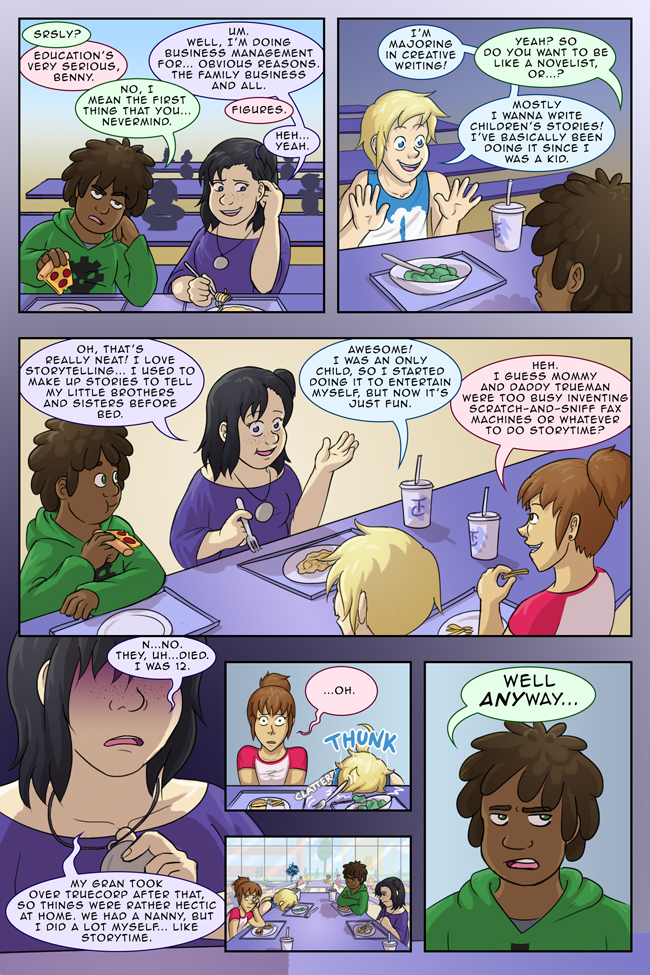 'That awkward silence went on for a while. Should we check Iro's pulse?' True Colors 2-13: Storytime