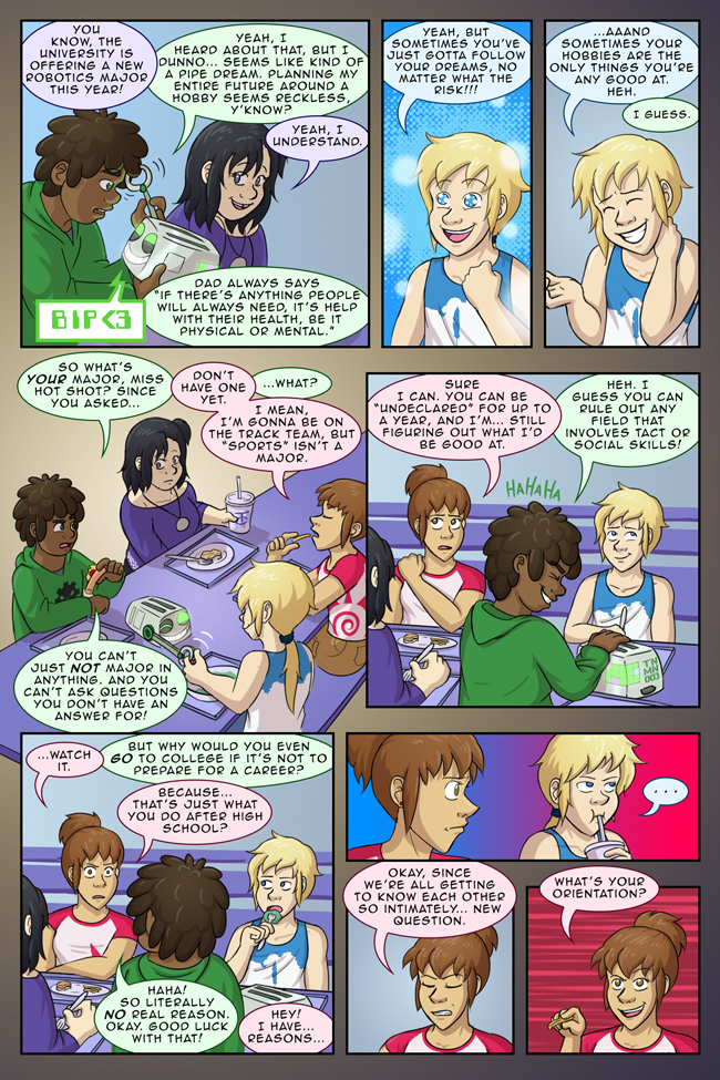'Upright. Next question.' True Colors 2-15: Social Skills
